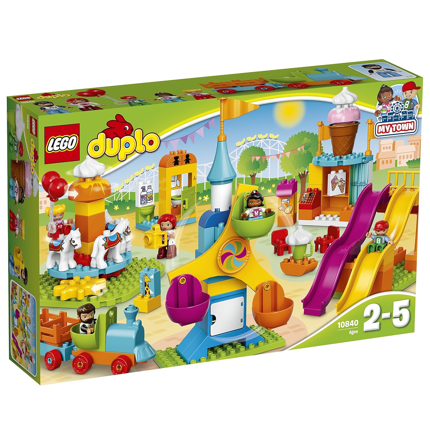 lego 乐高 拼插类 玩具 duplo 得宝系列 大型游乐园 10840 2-5岁 婴幼